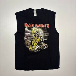 Black Iron Maiden Eddie Sleeveless T-Shirt - M